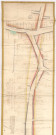Route nationale n° 4. Plan d'alignement de la rue Ste Croix à Châlons 1767.
