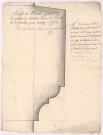 Profil de la plinthe pour les avants et arrières becs du pont de la Saulx près de Vitry, 1773.