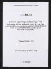 Hurlus. Décès 1910-1925