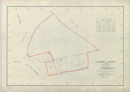 Luxémont-et-Villotte (51334). Section ZH échelle 1/2000, plan remembré pour 1963, plan régulier (papier armé)