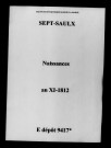 Sept-Saulx. Naissances an XI-1812