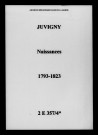 Juvigny. Naissances 1793-1823