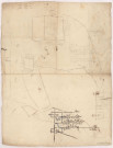 Abbaye de Saint-Pierre d'Hautvillers. Plan du moulin de Champillon, 1753.