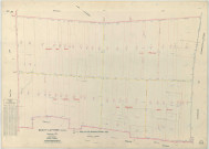 Bussy-Lettrée (51099). Section ZK échelle 1/2000, plan remembré pour 1960, plan régulier (papier armé)