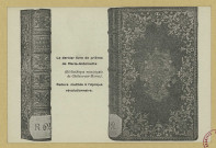 CHÂLONS-EN-CHAMPAGNE. Le dernier livre de prières de Marie-Antoinette (Bibliothèque municipale de Châlons-sur-Marne). Reliure mutilée à l'époque révolutionnaire.