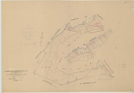 Cauroy-lès-Hermonville (51102). Section A1 échelle 1/2500, plan mis à jour pour 1955, plan non régulier (papier).