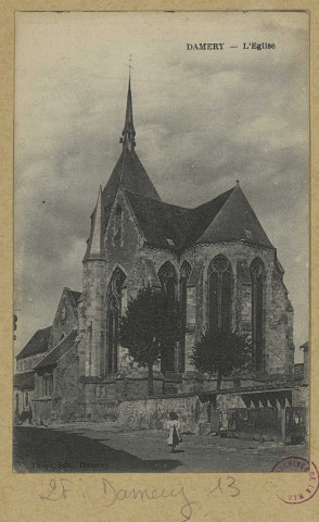DAMERY. L'Église.
DameryÉdition Thorn (16 - Cognacimp. des Etablissements Ch. Collas et Cie).[vers 1922]
