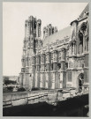 REIMS. Cathédrale de Reims. Façade sud de la nef.