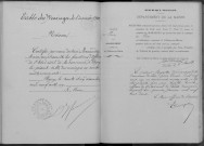 Poix. Mariages 1901