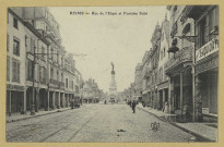 REIMS. Rue de l'Étape et Fontaine Subé. L. de B.
