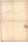 Plan topographique de la terre et seigneurie de Baconne appartenant à la Commanderie du Temple de Reims (1789)