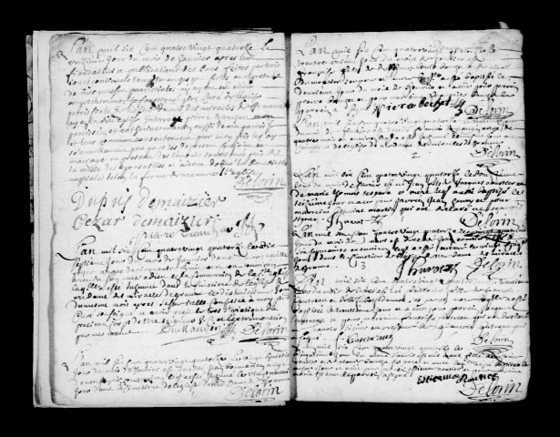 Grauves. Baptêmes, mariages, sépultures 1694-1706