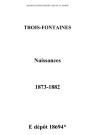 Trois-Fontaines. Naissances 1873-1882