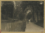 CHÂLONS-EN-CHAMPAGNE. 114- Jardin et canal du Jard.
StrasbourgCie des Arts Photomécaniques.Sans date