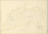 Val-des-Marais (51158). Morains (51383). Section B8 échelle 1/1000, plan mis à jour pour 1927 (Morains le Petit), plan non régulier (papier)