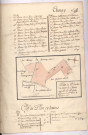 Plan du 2e canton du terroir de Chenay appellé les Prêches 1779, Villain