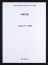 Oger. Décès 1913-1929