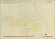 Vitry-en-Perthois (51647). Section D3 échelle 1/500, plan remembré pour 1955, plan régulier (papier armé)