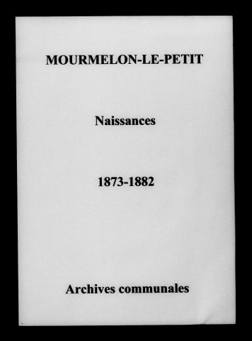 Mourmelon-le-Petit. Naissances 1873-1882