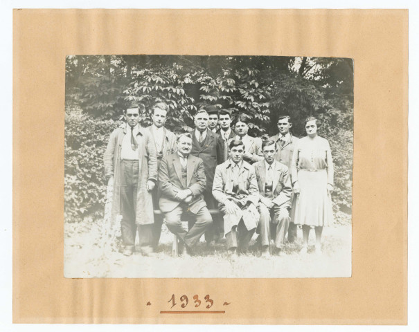 Brasserie de Fère-Champenoise, le personnel de bureau en 1933