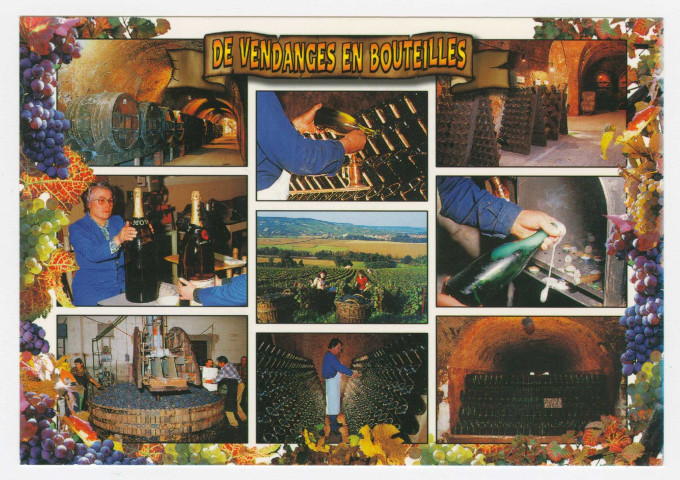 En Champagne... Caves Moet-et-Chandon Épernay (Marne). Editions Estel Blois