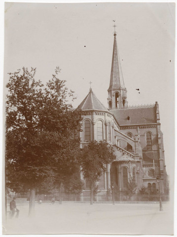REIMS. Vue du chevet de l'Église Saint-André