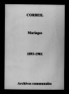 Corbeil. Mariages 1893-1901