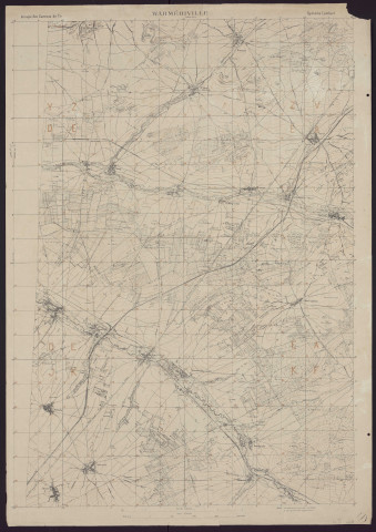 Warmeriville. Service géographique de l'Armée]. 1918 