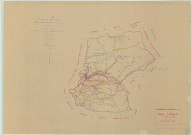 Vienne-le-Château (51621). Tableau d'assemblage échelle 1/20000, plan mis à jour pour 1946, plan non régulier (papier)