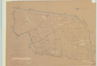 Gigny-Bussy (51270). Bussy-aux-Bois (51096). Section B1 échelle 1/2000, plan mis à jour pour 1955 (ancienne commune de Bussy-aux-Bois (51096), plan non régulier (papier)