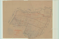 Val-de-Vesle (51571). Section B1 2 échelle 1/2500, plan mis à jour pour 1933, ancienne commune de Courmelois (51189), plan non régulier (papier).
