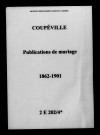 Coupéville. Publications de mariage 1862-1901