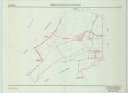 Baslieux-sous-Châtillon (51038). Section ZC échelle 1/2000, plan remembré pour 1999, contient une extension sur Chatillon-sur-Marne ZA, AC, AD, plan régulier de qualité P5 (calque).