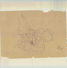 Damery (51204). Tableau d'assemblage échelle 1/10000, plan mis à jour pour 01/01/1957, non régulier (papier)