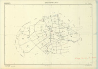 Élise-Daucourt (51228). Tableau d'assemblage échelle 1/10000, plan remembré pour 1969, plan régulier (papier)