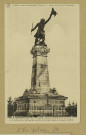 VALMY. Valmy, près de Ste-Menehould. Statue du Général Kellermann, [vers 1935]. Victoire de Valmy (29 sep. 1792). Le Général Kellermann sauva la France de l'Invasion. De ce lieu et de ce jour date une nouvelle époque dans l'histoire du monde. Goethe.
ReimsÉdition Artistique OrCh. Brunel : Édition de l'Éclaireur de l'Est.Sans date