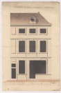 Châlons-sur-Marne. Elévation de la façade pour la maison de M. Cambray, 1766-1769..