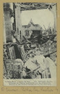 SOUAIN-PERTHES-LÈS-HURLUS. La Guerre 1914-18. 311-Souain (Marne). Intérieur de l'Église bombardée par les Allemands. Interior of the church bombarded by the Germans.