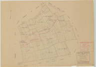 Jussecourt-Minecourt (51311). Section F1 échelle 1/12500, plan mis à jour pour 1953 (section F1 2e partie), plan non régulier (papier)