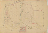 Festigny (51249). Section E1 échelle 1/1250, plan mis à jour pour 01/01/1936, non régulier (papier)