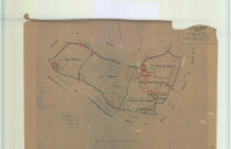Bouchy-Saint-Genest (51071). Section A2 échelle 1/2500, plan mis à jour pour 01/01/1932, non régulier (calque)