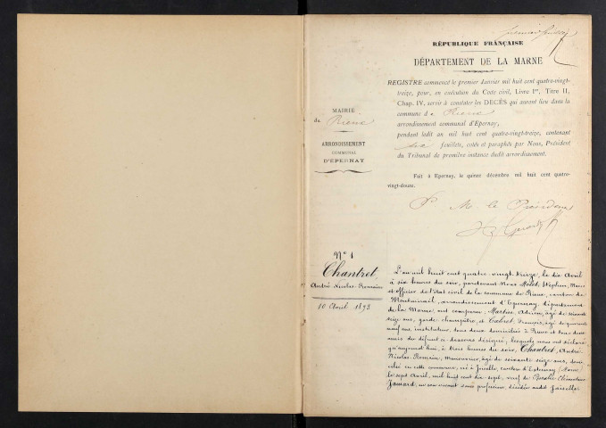 Rieux. Décès 1893-1929