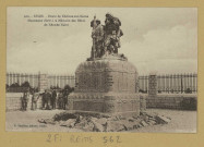 REIMS. 200. Route de Châlons-sur-Marne Monument élevé à la Mémoire des Héros de l'Armée Noire.
ReimsV. Thuillier.1924