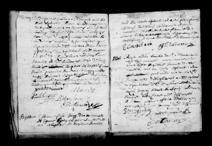 Montmirail. Baptêmes, mariages, sépultures 1670-1673