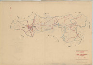Vieil-Dampierre (Le) (51619). Tableau d'assemblage échelle 1/10000, plan mis à jour pour 1936, plan non régulier (papier)