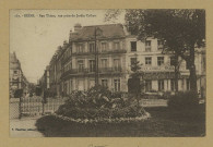 REIMS. 167. Rue Thiers, vue prise du Jardin Colbert.
ReimsV. Thuillier.1925
