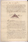 Arpentage et plan du canton des Epinettes au terroir de Chevrières (1761)