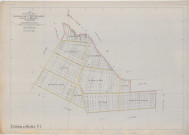 Cernay-lès-Reims (51105). Section Y1 échelle 1/2500, plan remembré pour 1923, plan régulier (papier).