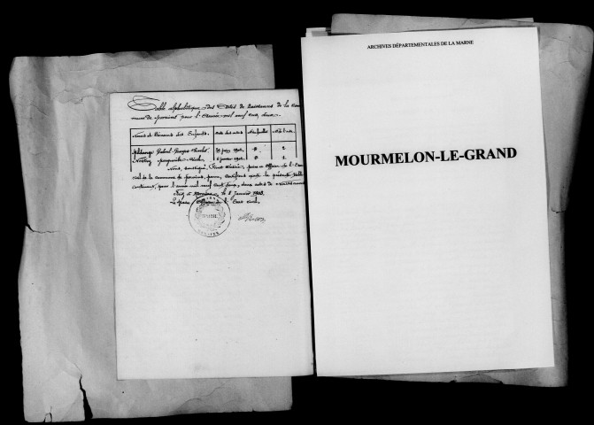 Morains. Naissances 1902