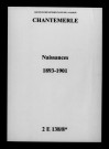 Chantemerle. Naissances 1893-1901